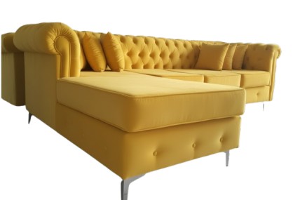 L shaped chesterfield furnixa - Image 3